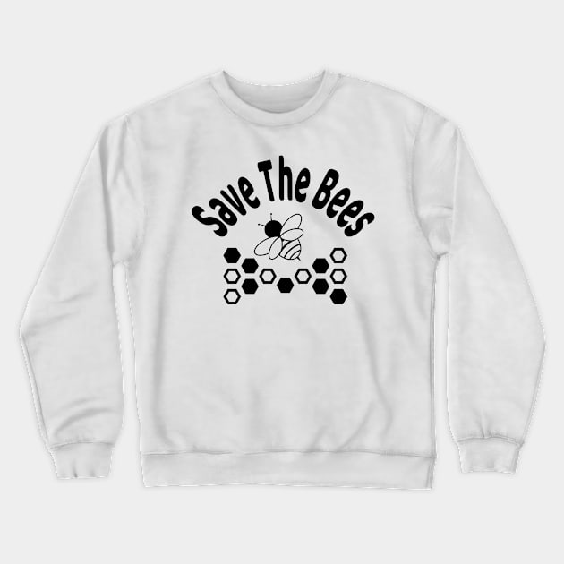 Save The Bees Crewneck Sweatshirt by KevinWillms1